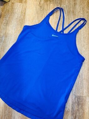 Nike Women's Royal Blue Double-Strap Athletic Tank